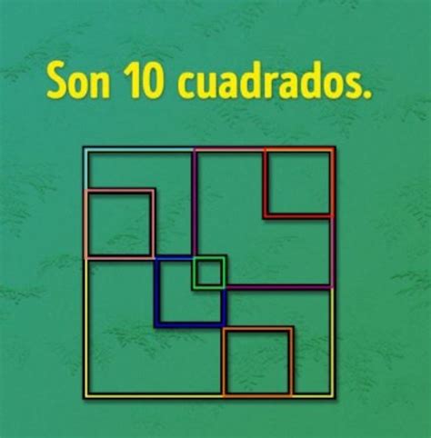 Acertijo Visual ¿cuántos Cuadrados Hay En La Imagen