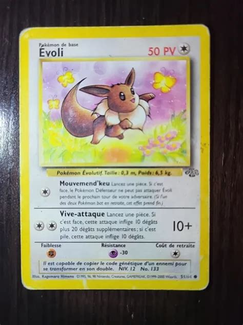 Carte Pokemon Evoli Jungle Wizards Fr Eur Picclick Fr