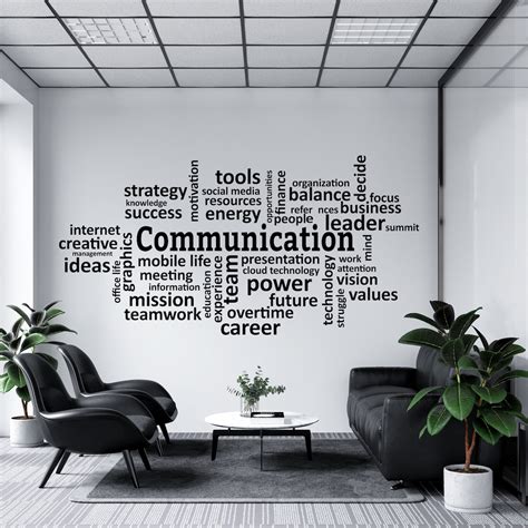 Office Wall Decal Office Decal Office Wall Art Office Decor Typography