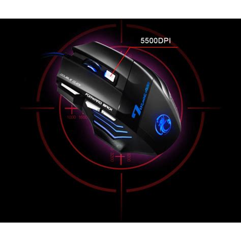 X7 Optical Gaming Mouse Wired - Right-handed and Ergonomic with DPI ...
