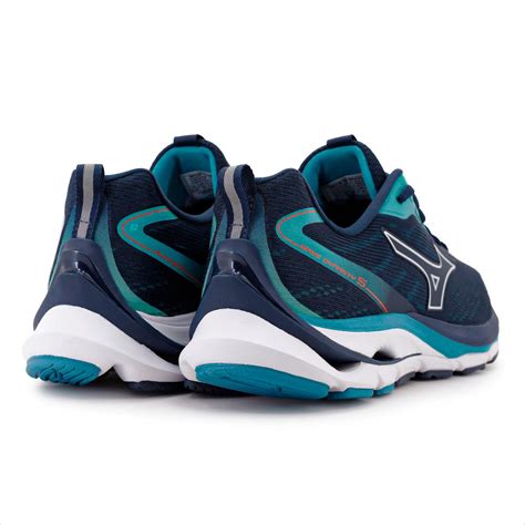 Tênis Mizuno Wave Dynasty 5 Masculino Marinho Azul