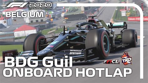 F12020 BELGIUM HOTLAP NO ASSISTS 1 40 623 YouTube