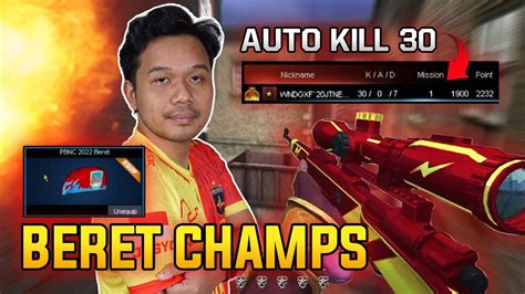 PAKE BERET CHAMPS PBNC 2022 KAR TSR SKIN BOLT AUTO KILL 30 POINT