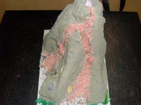 Макет вулкана. Мастер-класс (17 фото). Воспитателям детских садов ...