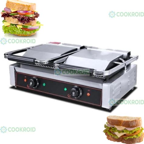 Electric Commercial Sandwich Grill Machine – Machinebay