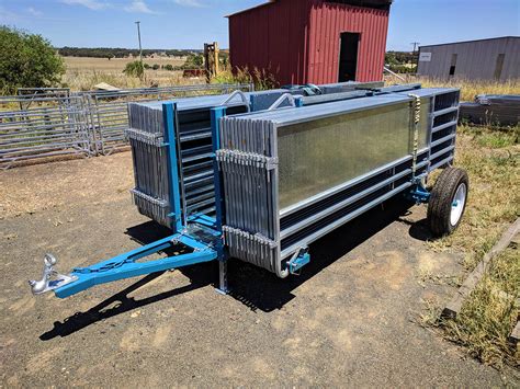 Portable Sheep Yards Trailer 20 Panels Peak Hill Industries