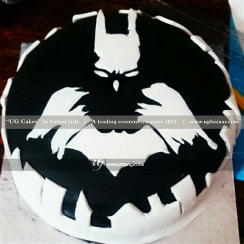 Batman Logo Cake