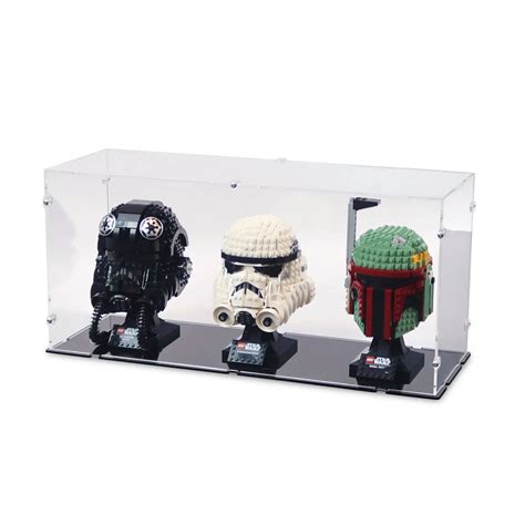 Acrylic Display Case for 3 Star Wars Helmets | iDisplayit