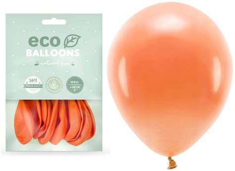 Balony Eco Pastelowe Pomara Czowe Urodziny Szt Allegro Pl