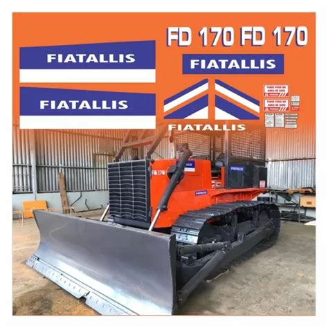 Kit Adesivos Trator De Esteira Fiatallis Fd170 Fd 170 Mk Parcelamento