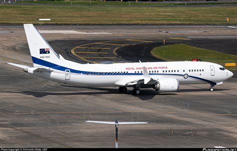 A Royal Australian Air Force Boeing Bbj Max Photo By