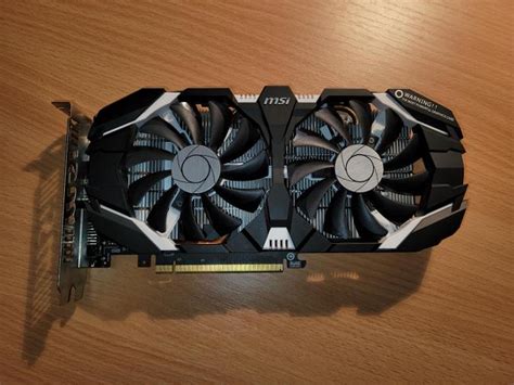 Prodám grafickou kartu MSI GeForce GTX 1060 6GT OC (GTX 1060 6GB) | Aukro