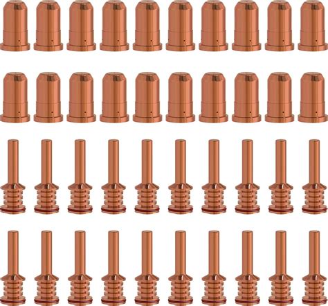 Kemao Pcs Plasma Cutting Nozzle Pcs Electrode Tips