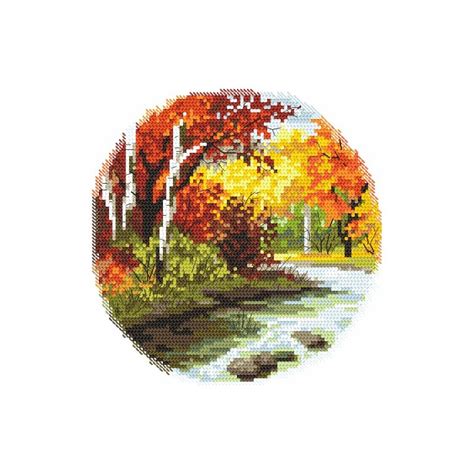 Cross Stitch Pattern PDF Four Seasons Autumn