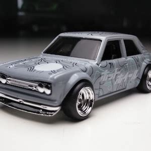 Datsun 510 Custom Hot Wheels With Real Riders Etsy