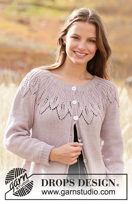 Listen To Nature Jacket Drops Free Knitting Patterns By Drops