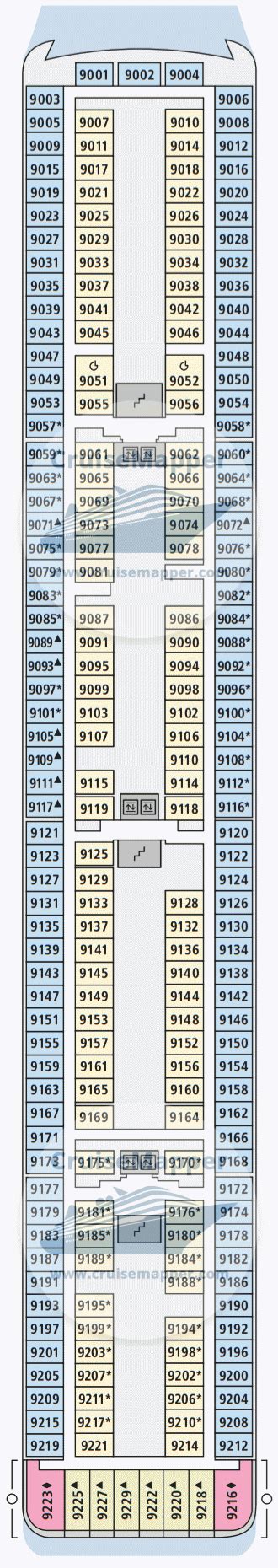 Ambition Deck 9 Plan Cruisemapper