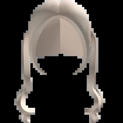Curled Front Pigtails In Pastel Blonde Roblox Item Rolimon S
