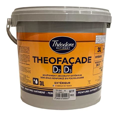 Peintures Theodore ThÉofaÇade D2d3 Couleur F052 B 3l Peinture