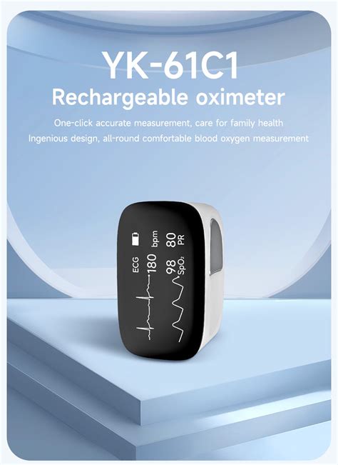 Yongrow Rechargeable Heart Rate Pulse Oximeter Portable ECG Monitor