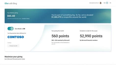 How To Use Microsoft Rewards And Give With Bing Thewindowsclub