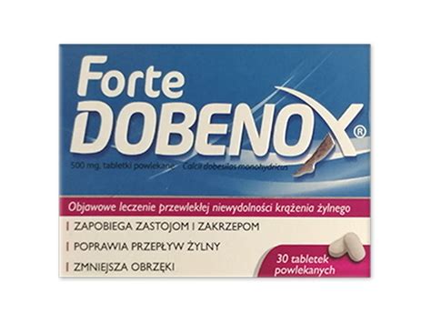 Dobenox Forte Tabletki Powlekane Mg Lek Bez Recepty