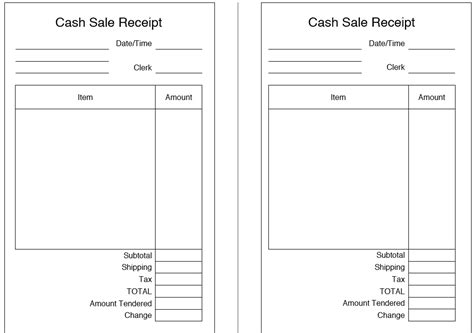 9 Free Sample Grocery Payment Receipt Templates Printable Samples