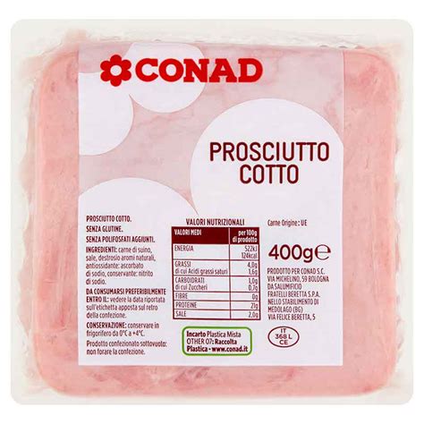 Prosciutto Cotto G Conad In Vendita Online Conad