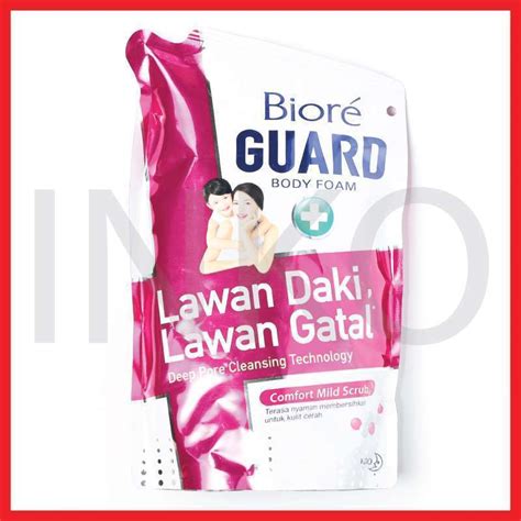 Jual Biore Guard Body Foam Lawan Daki Gatal Comfort Mild Scrub Ml