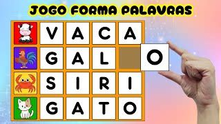 Jogo De Digitar Palavras - Jogo das sílabas | Palavras simples para crianças | Apr... | Doovi