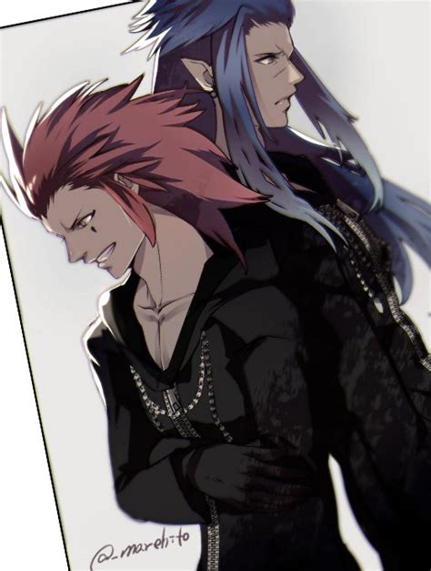 Axel And Saix Kingdom Hearts And More Drawn By Marehito Danbooru