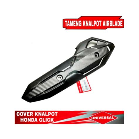 Jual Pelindung Knalpot Tutup Tameng Cover Knalpot Airblade Carbon