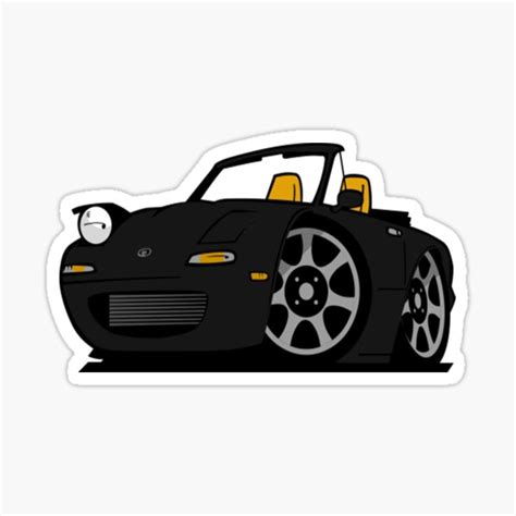 Miata Wink Sticker For Sale By Cashscustomshop Redbubble