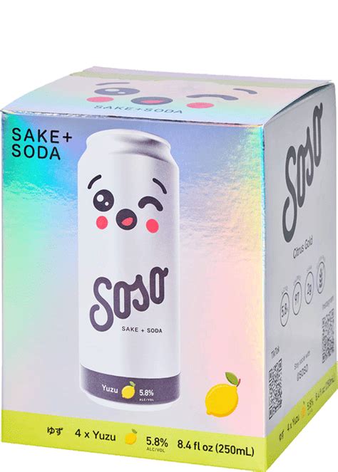 Soso Sake Sake + Soda Yuzu | Total Wine & More