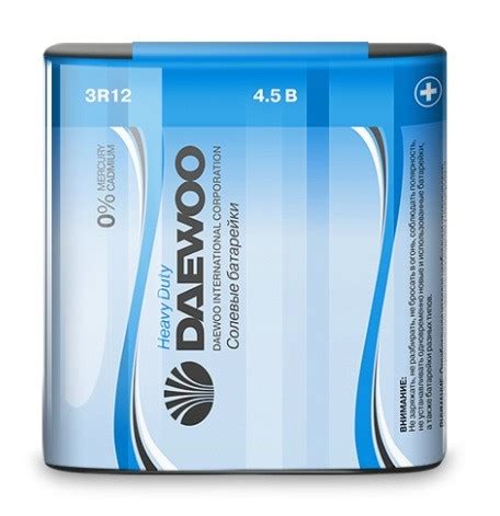 Элемент питания Daewoo /3R12 New (арт. 12354) купить в магазине Арсенал007.