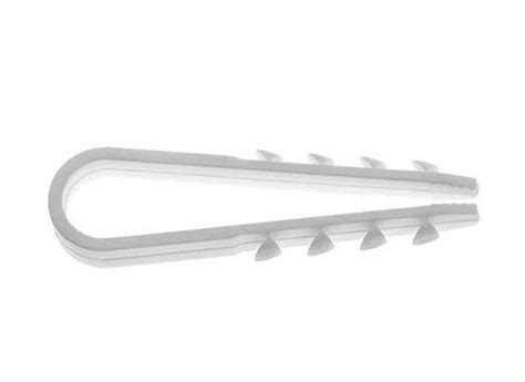 auto-geo.ru - Дюбель-хомут для крепления кабеля 5-10 мм. белый