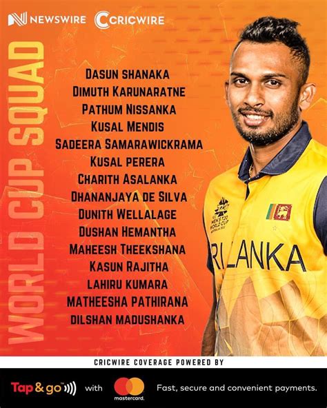 Sri Lanka squad for 2023 Cricket World Cup | ElaKiri