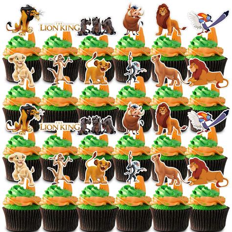 Buy Counts Decorations For The Lion King Cupcake Toppers Birthday