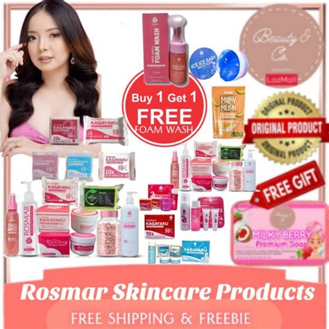 Rosmar Kagayaku Soap Original Bleaching Whipped Scrub Rosmar Lotion