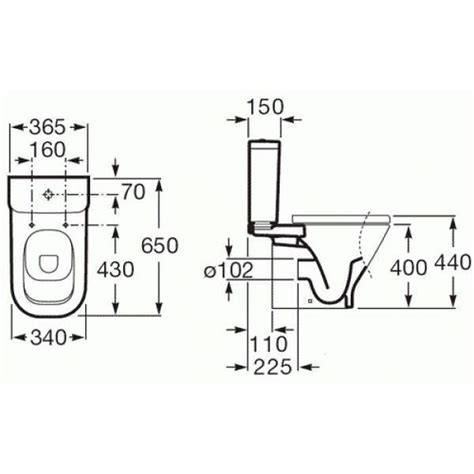 Чаша напольного унитаза Roca Gap A342477000 купить с доставкой по Киеву ...