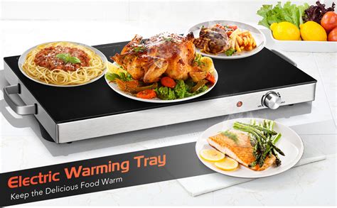 Giantex 2 Packs Electric Warming Tray 22x15 Hot Plate