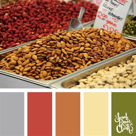 Color Palette Almond Sarah Renae Clark Coloring Book Artist And