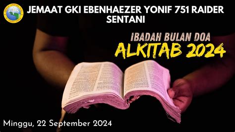 Live Streaming Ibadah Minggu September Jemaat Gki Ebenhaezer