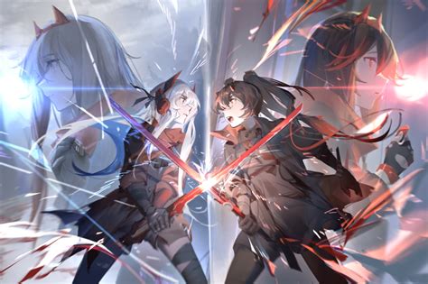 Lucia Alpha Lucia Plume Lucia Crimson Abyss And Lucia Lotus Punishing Gray Raven Drawn