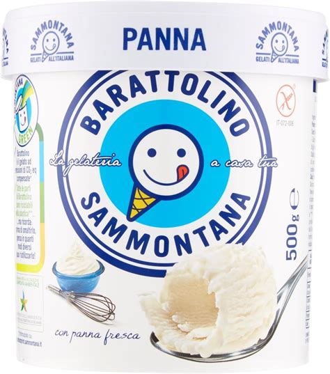 Barattolino Sammontana Gelato Alla Panna Barattolino G Surgelato