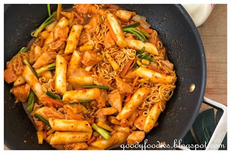 Goodyfoodies Recipe Dakgalbi Korean Spicy Stir Fried Chicken 닭갈비