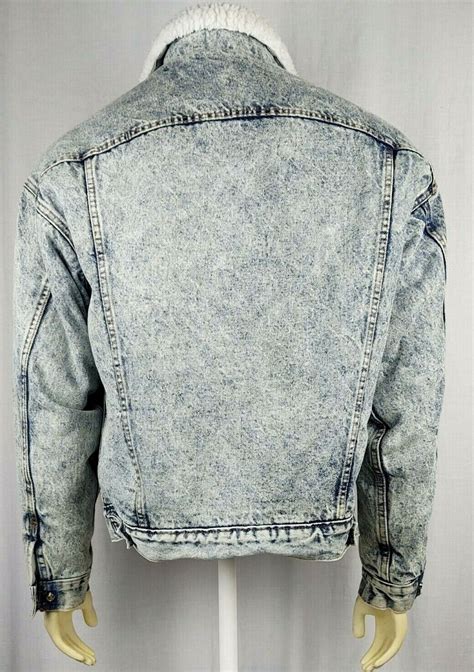 Levi S Stonewash Acid Wash Sherpa Lined Denim Jean Ja Gem