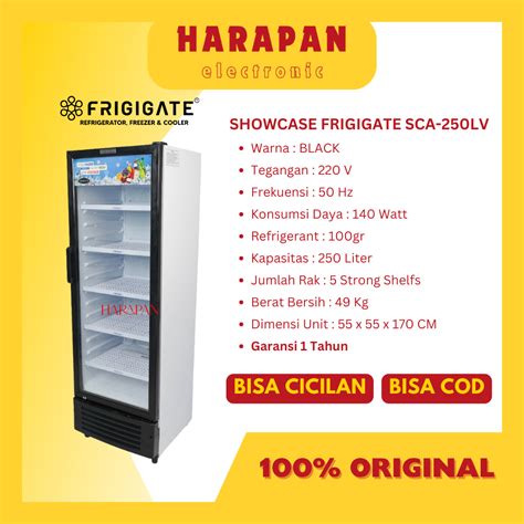 Jual Showcase Frigigate Atis Liter Rak Pendingin Kulkas