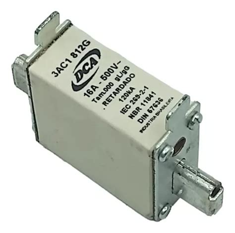 Fusível Retardado Dca 3ac1 812g 16a 500v 120ka Gl gg Parcelamento sem