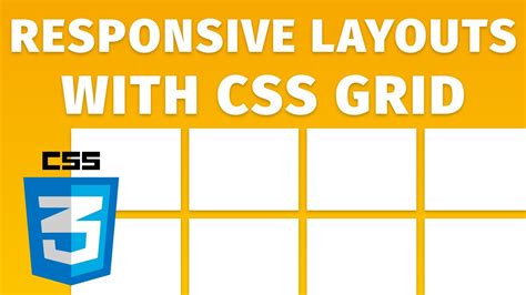 Build Responsive Css Layouts With Css Grid ~ Beginner Tutorial Youtube